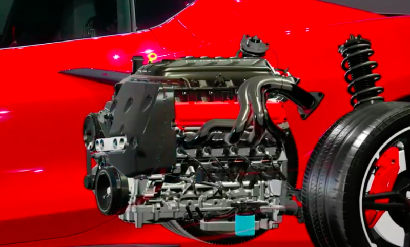 Illustration for article titled Here's A Detailed Look At The 2020 Corvette C8's Impressive Engineering